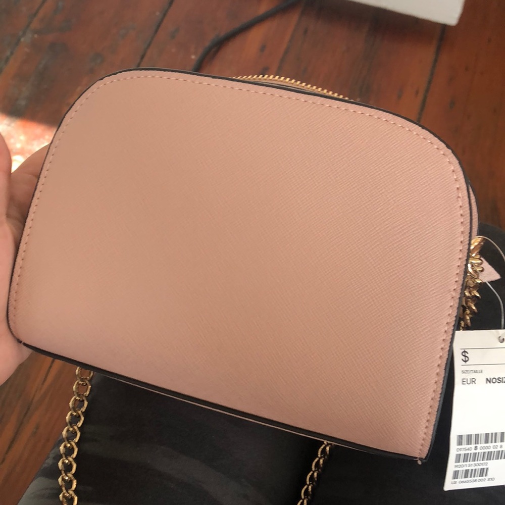 NEW WITH TAGS baby pink H&M bag